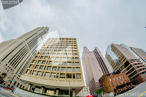 Image of A view of the skyline of Columbus, Ohio,