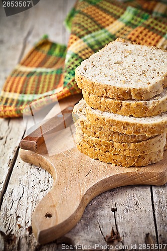 Image of  fresh bread slices