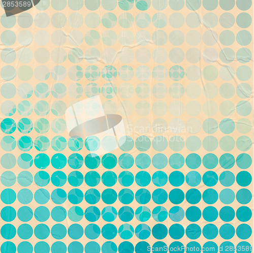 Image of Abstract circles background with grunge paper.
