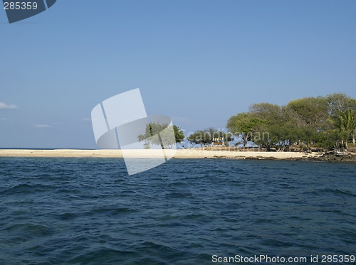 Image of Deserted beach on island