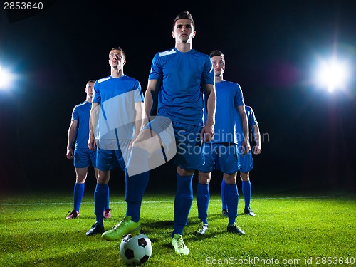 Image of soccer players team