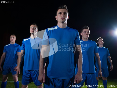 Image of soccer players team
