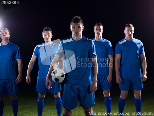 Image of soccer players team
