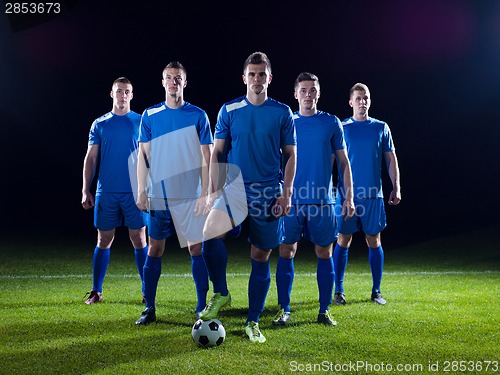 Image of soccer players team