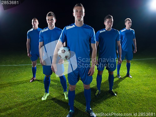 Image of soccer players team