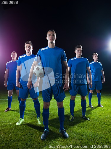 Image of soccer players team