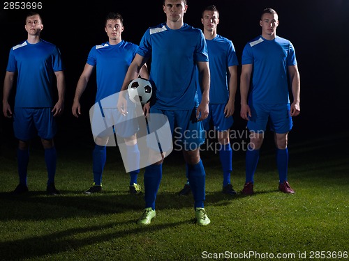 Image of soccer players team