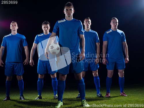 Image of soccer players team