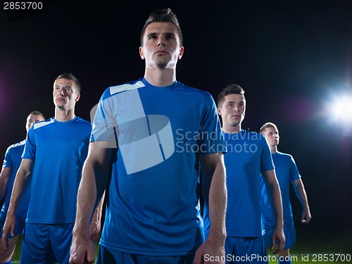 Image of soccer players team