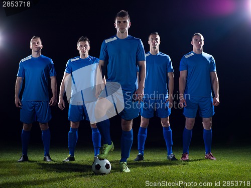 Image of soccer players team