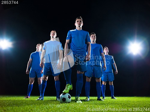 Image of soccer players team