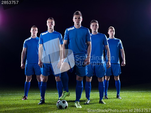 Image of soccer players team