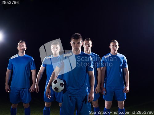 Image of soccer players team