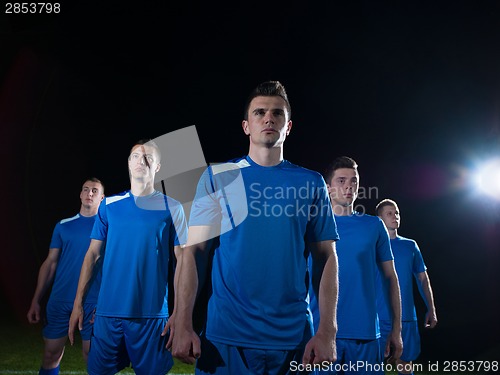 Image of soccer players team
