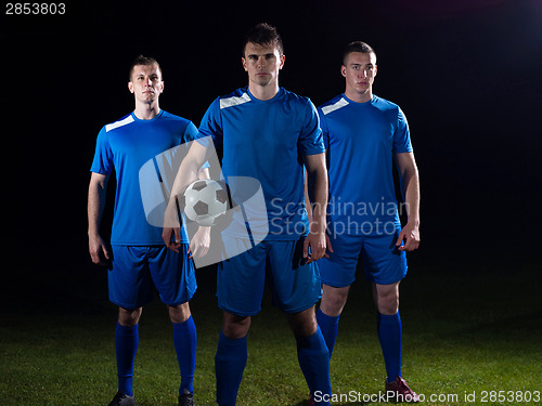 Image of soccer players team