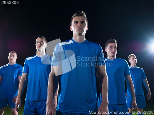 Image of soccer players team