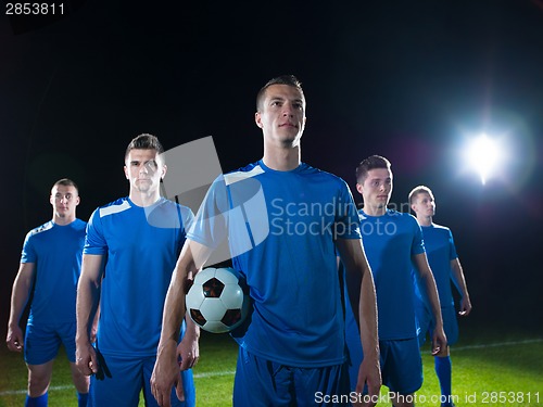 Image of soccer players team