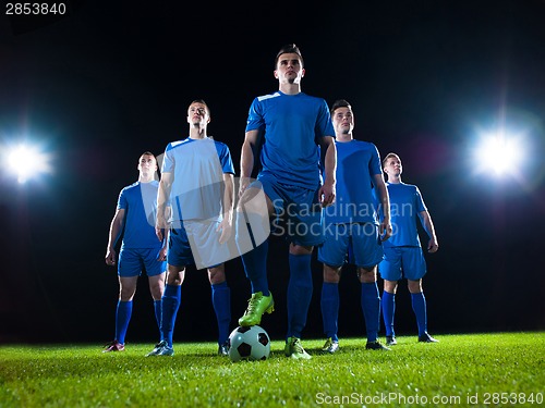 Image of soccer players team