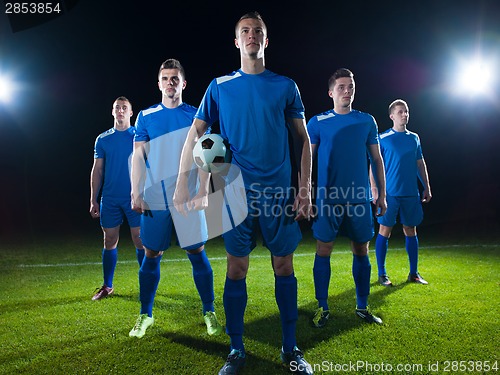 Image of soccer players team