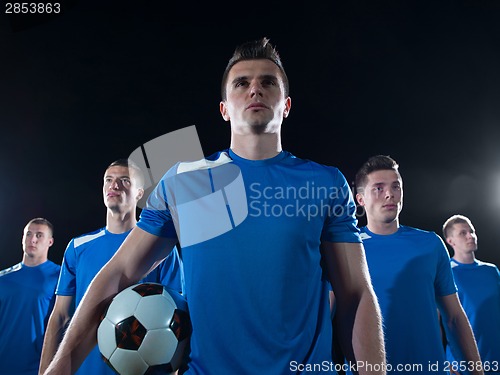 Image of soccer players team