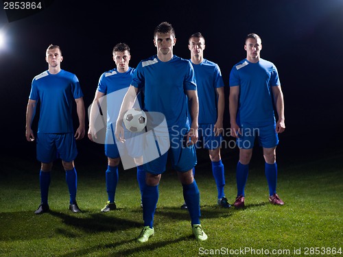 Image of soccer players team