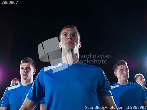 Image of soccer players team