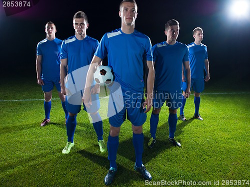 Image of soccer players team