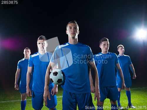 Image of soccer players team