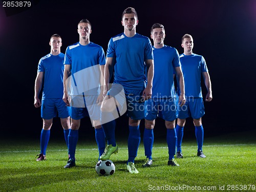 Image of soccer players team