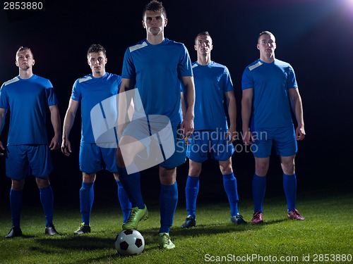 Image of soccer players team