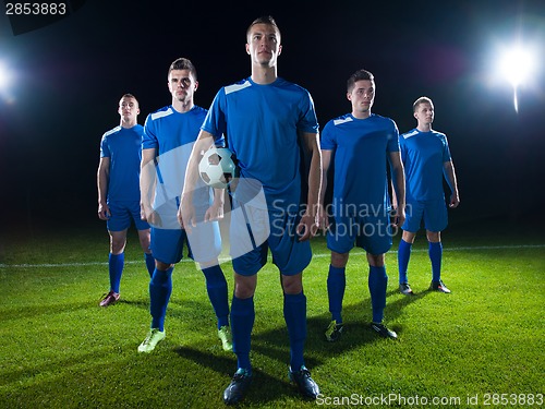 Image of soccer players team