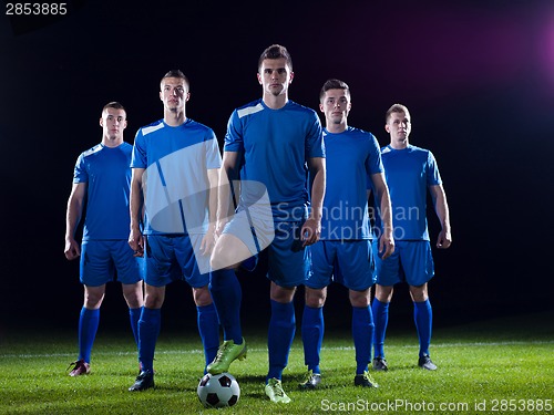Image of soccer players team