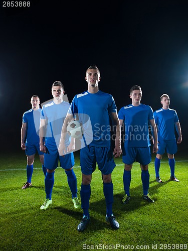 Image of soccer players team