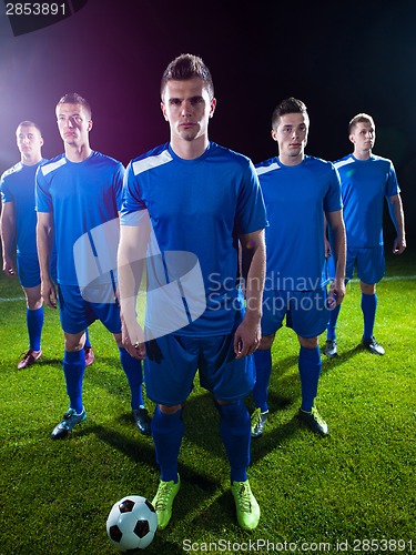 Image of soccer players team