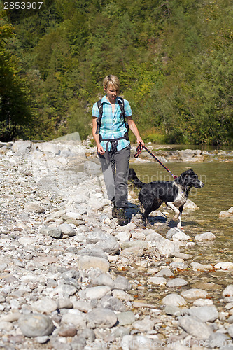 Image of Hiking near river