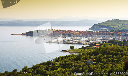 Image of coast town Izola