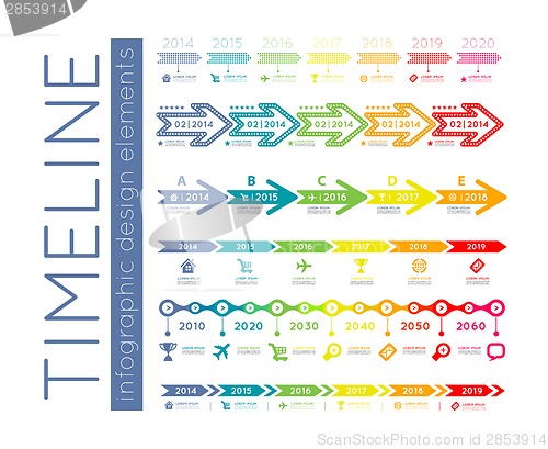 Image of Timeline infographic