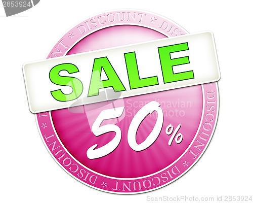 Image of sale button 50%