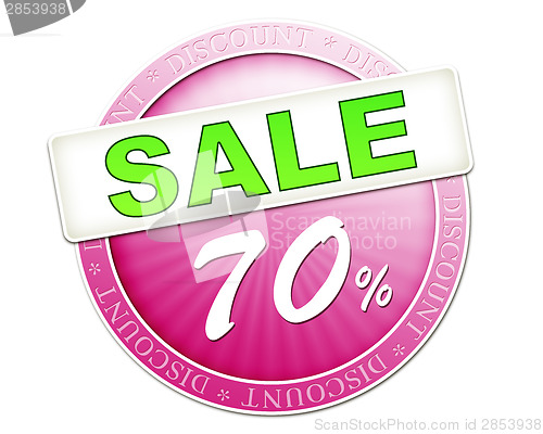 Image of sale button 70%