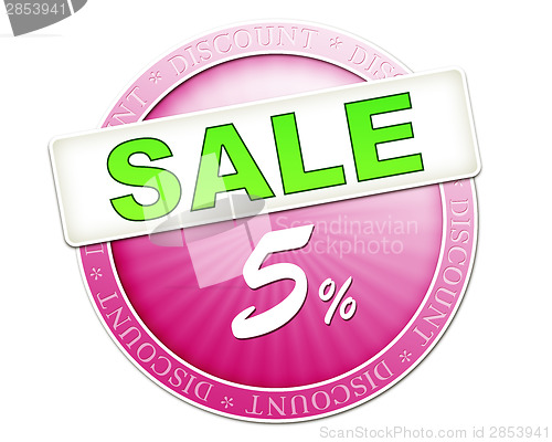 Image of sale button 5%