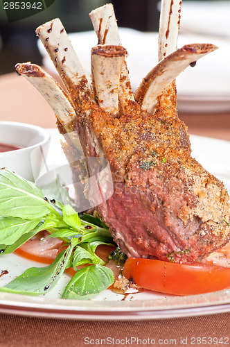 Image of roasted lamb rib