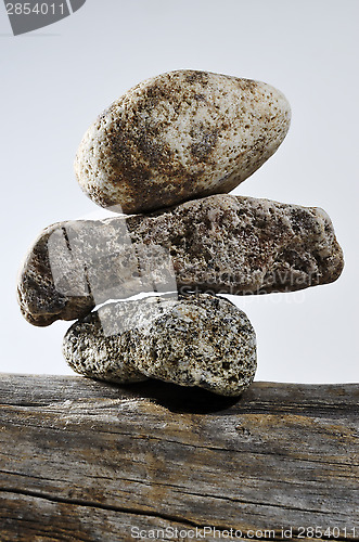 Image of three stones on each other