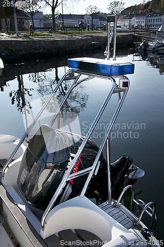 Image of Norwegian Police Boat