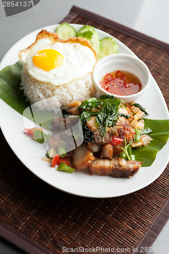 Image of Thai Crispy Pork with Fried Egg