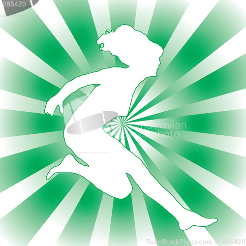 Image of woman jump