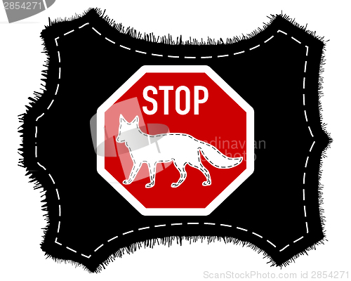Image of Stop fox fur