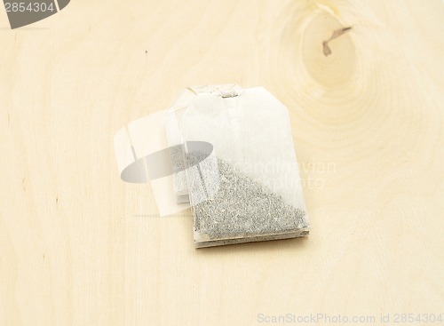 Image of Detailed but simple image of tea bag