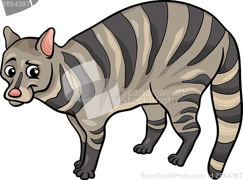 Image of civet animal cartoon illustration