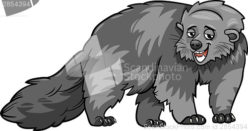 Image of bearcat animal cartoon illustration