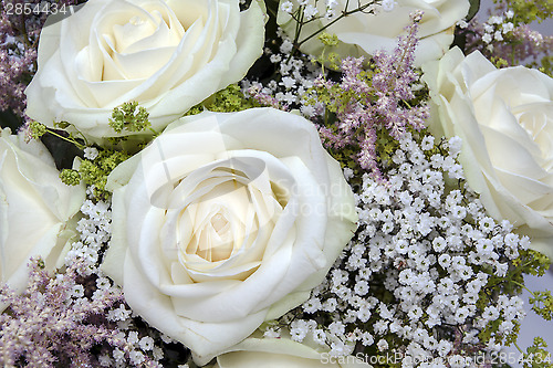 Image of white roses